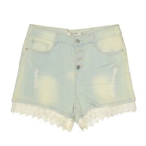 Size 9 Women's Light Blue Lace Trim Shorts